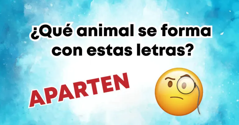 Ejercita tus neuronas descubriendo los nombres ocultos en cada palabra