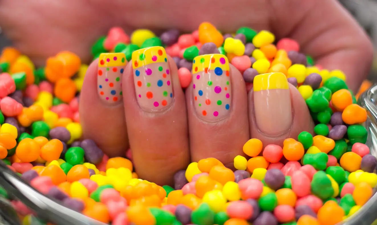 Nail art.