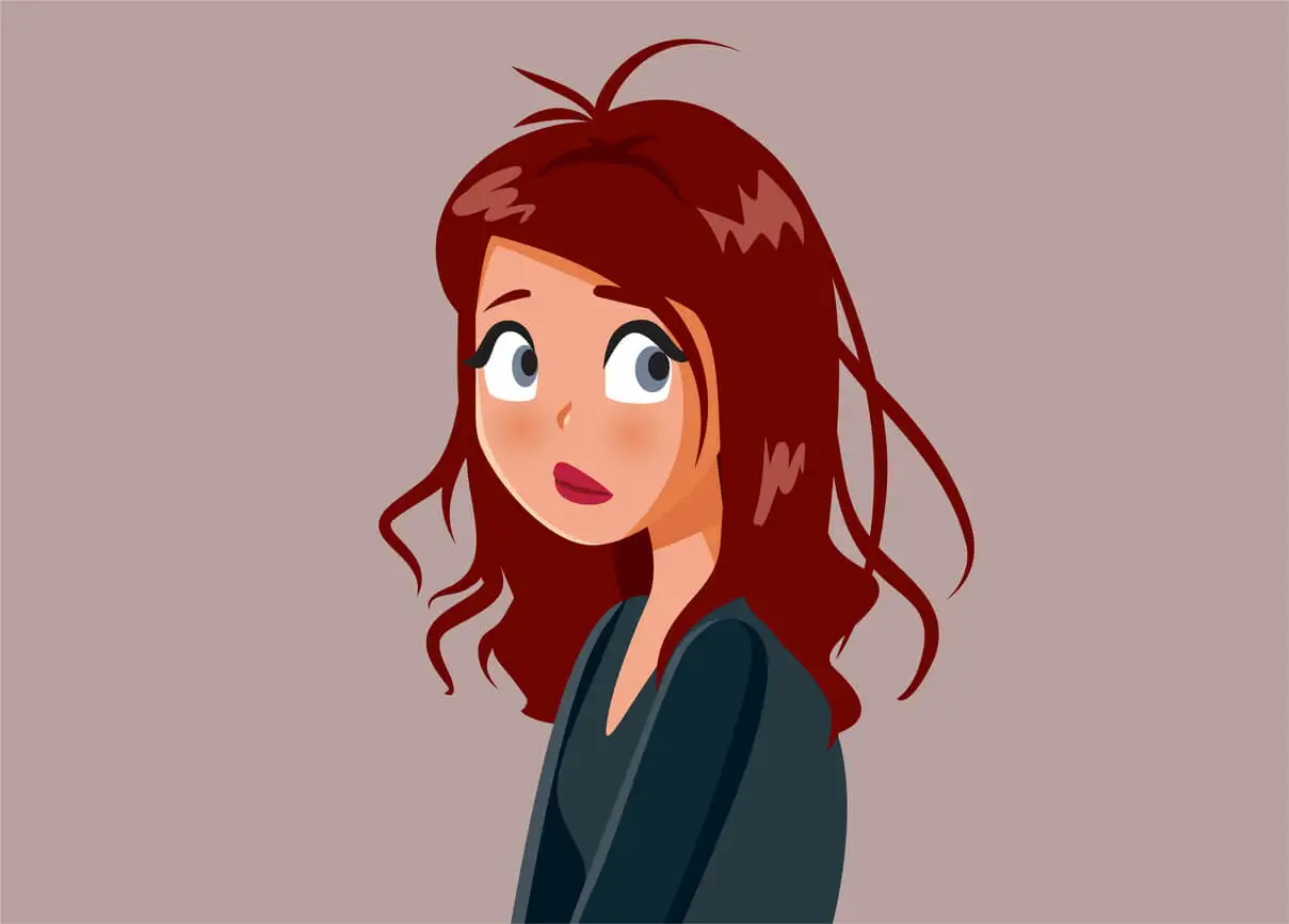 Cheveux les jours humides.