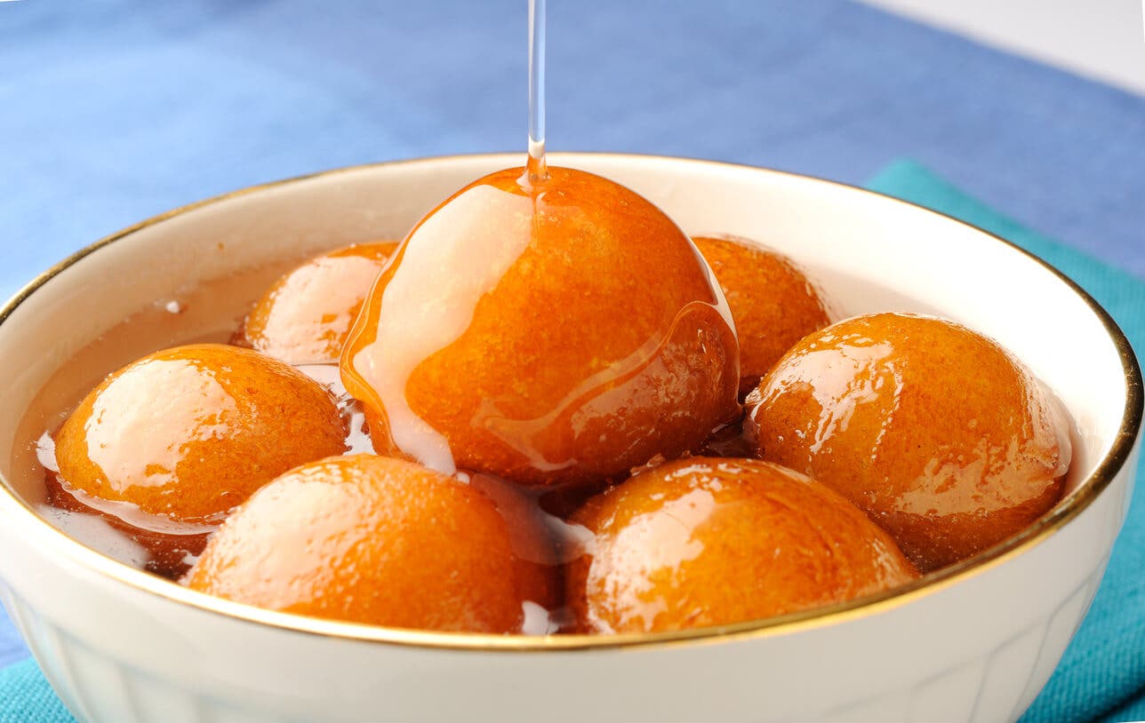 Gulab jamun, recetas dulces de la comida india.