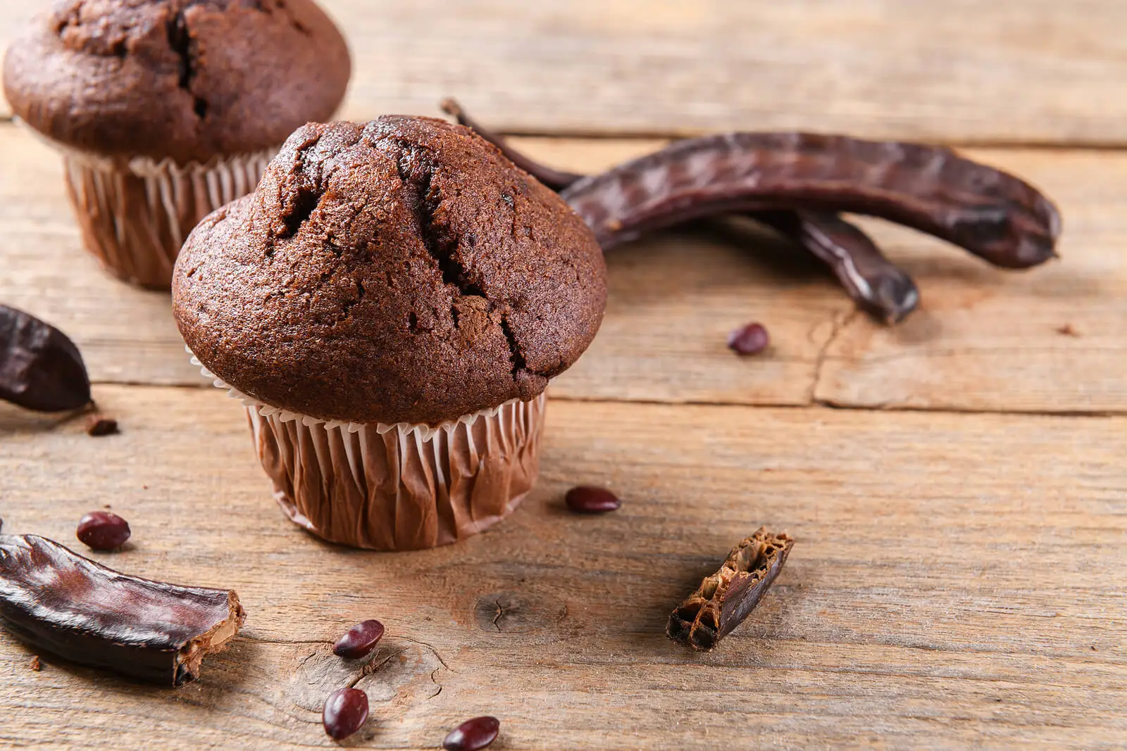 Johannisbrotkernmehl - Schokoladenmuffins