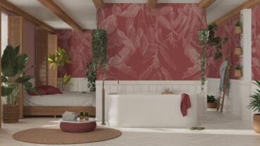 3 pasos para colocar papel pintado sobre azulejos