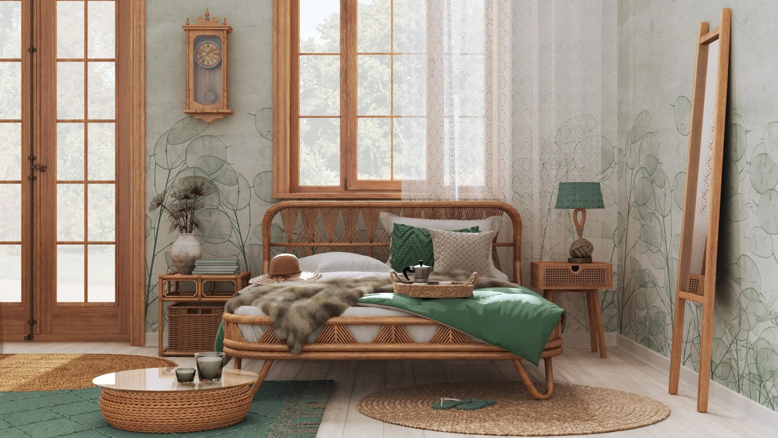 Vintage slaapkamer