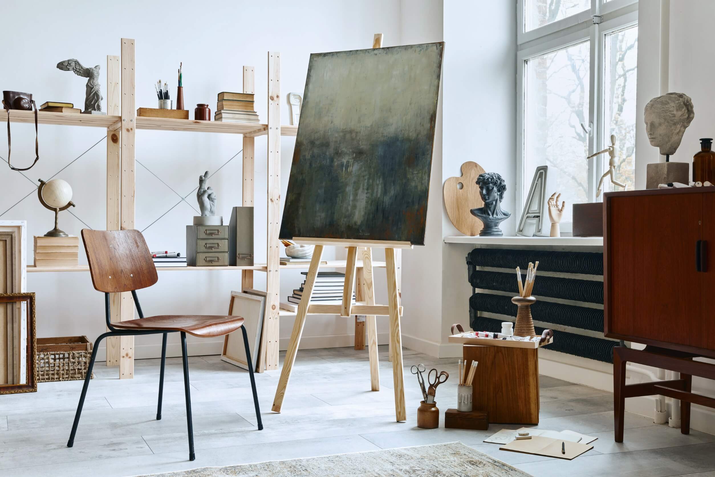 et håndverksrom hjemme