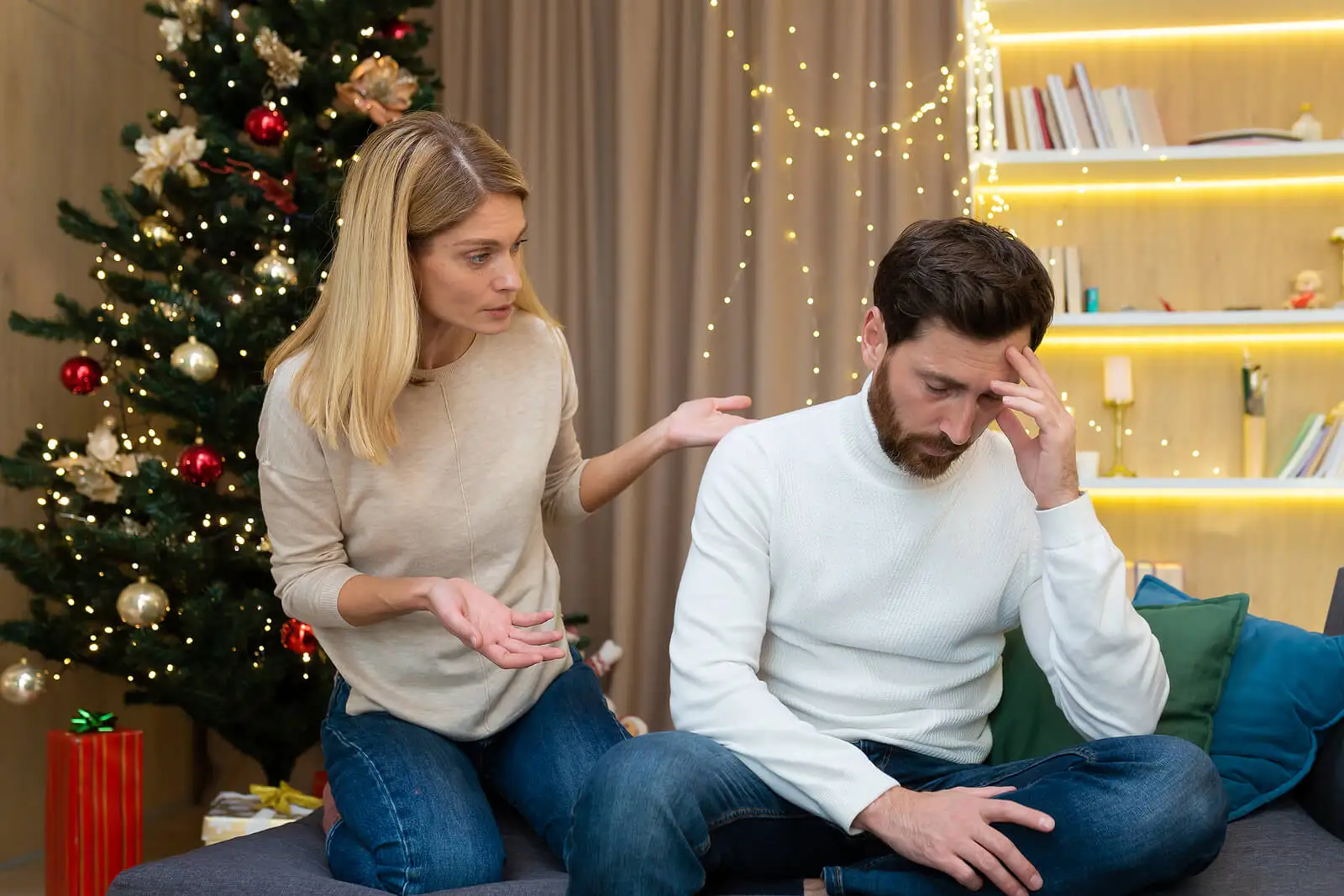 Ruzie bij de kerstboom
