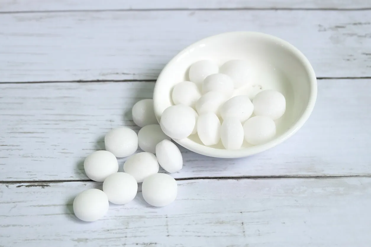 Bolas de naftalina.