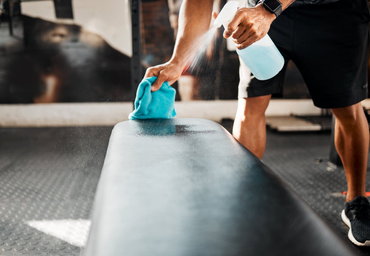 Cuánto hace que no limpias tu botella del gimnasio?