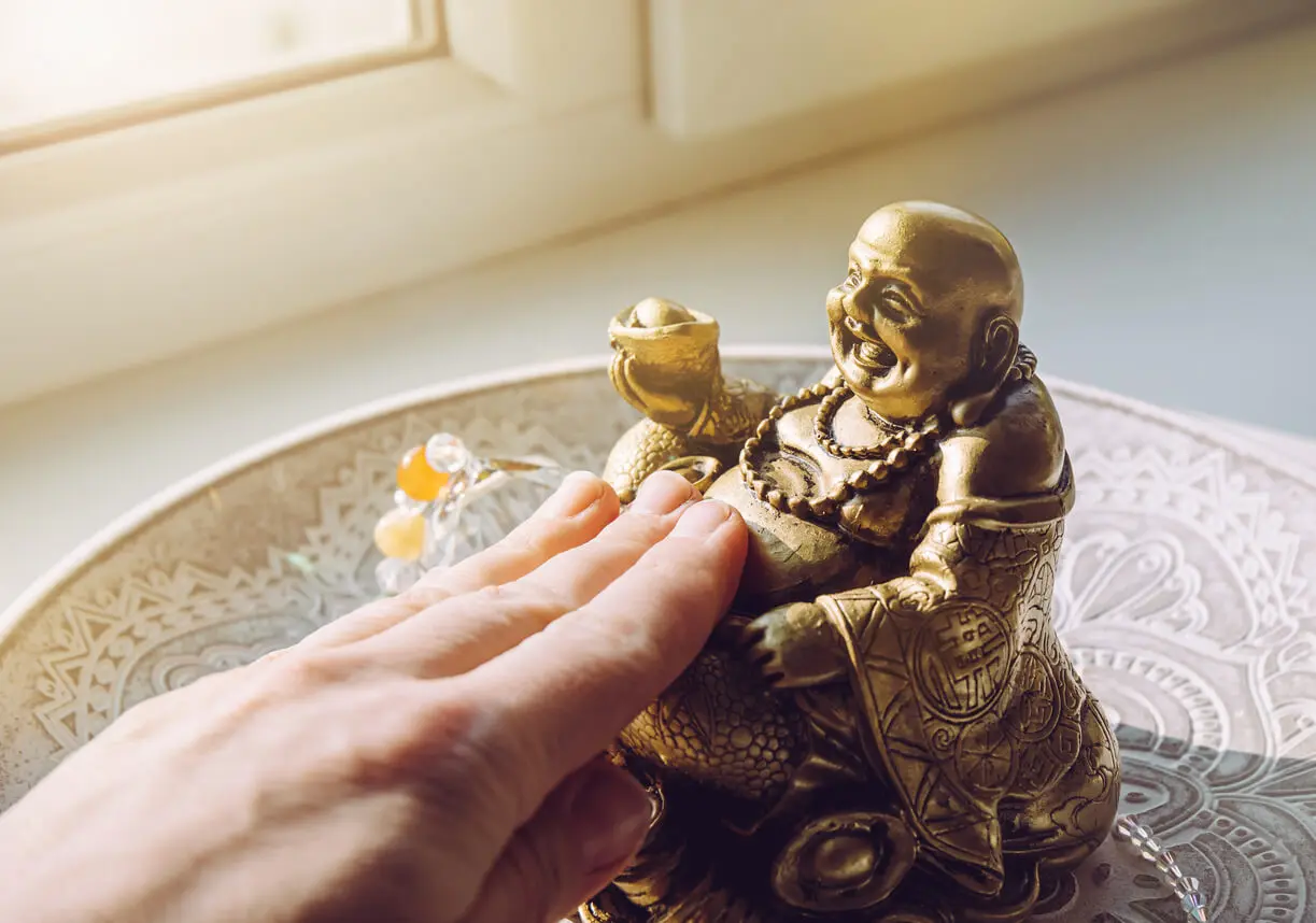 Orientalisch inspirierte Dekoration - Buddha