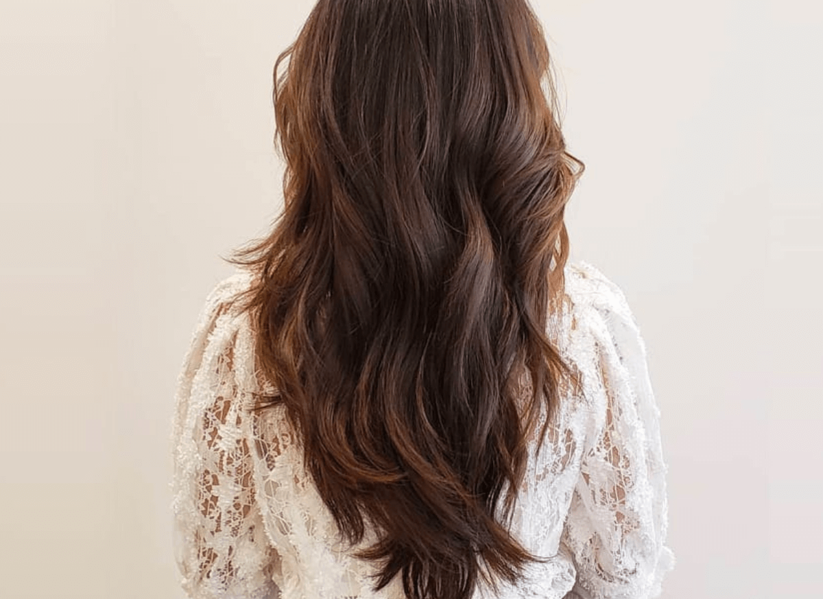 Corte de pelo en V