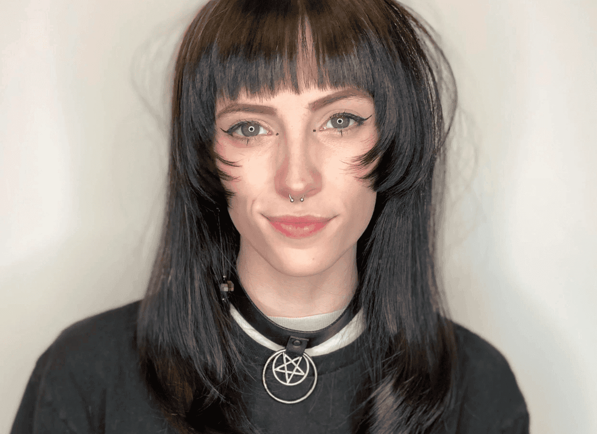 Kerrostusleikkaus : Hime cut.