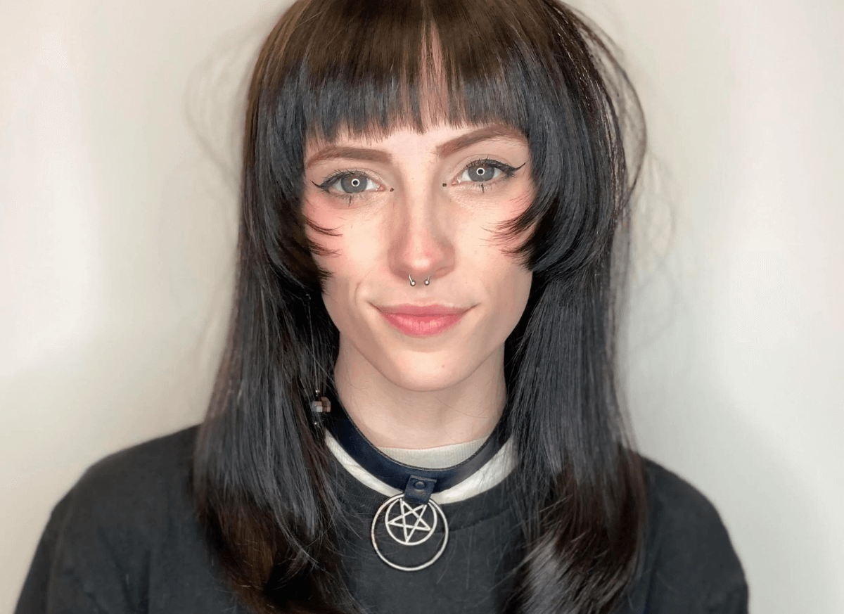 Hime cut en el cabello