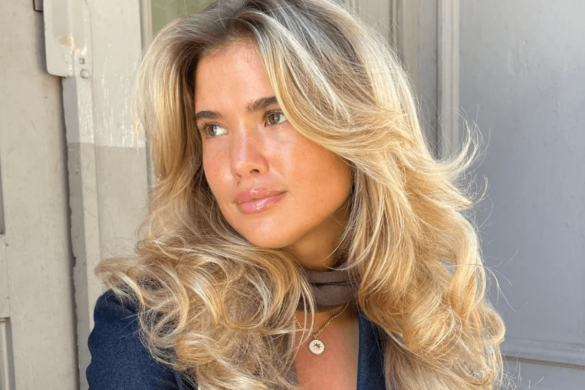 Cabello largo en capas