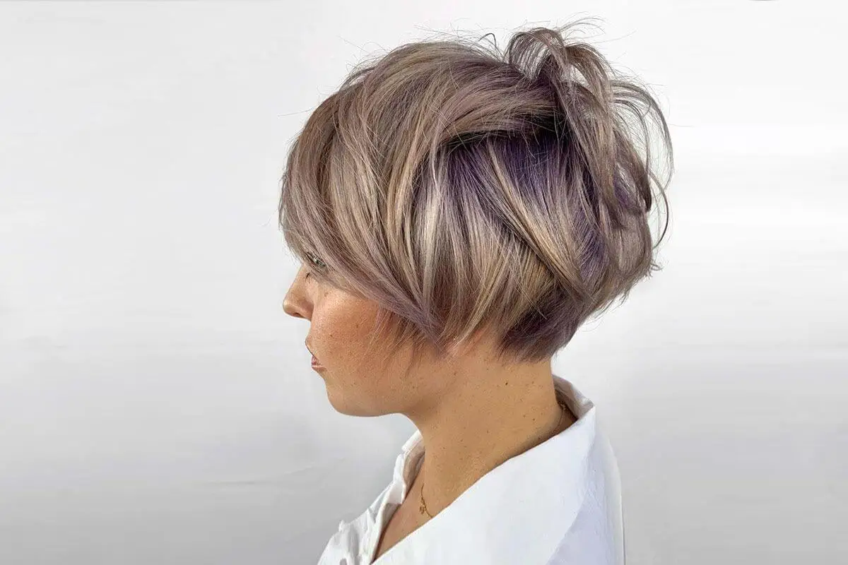 Corte pixie para mujeres mayores de 45 años