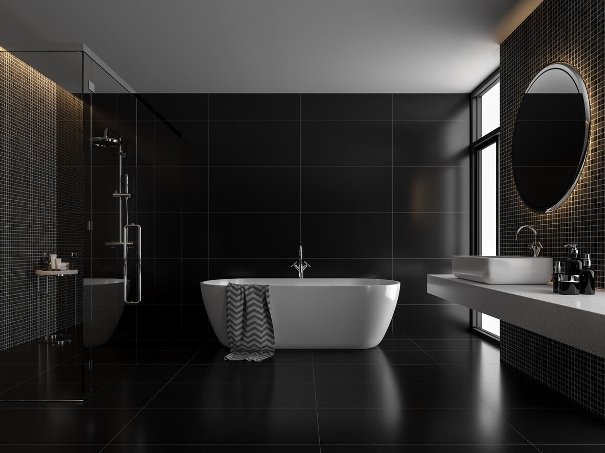 Baño glam.