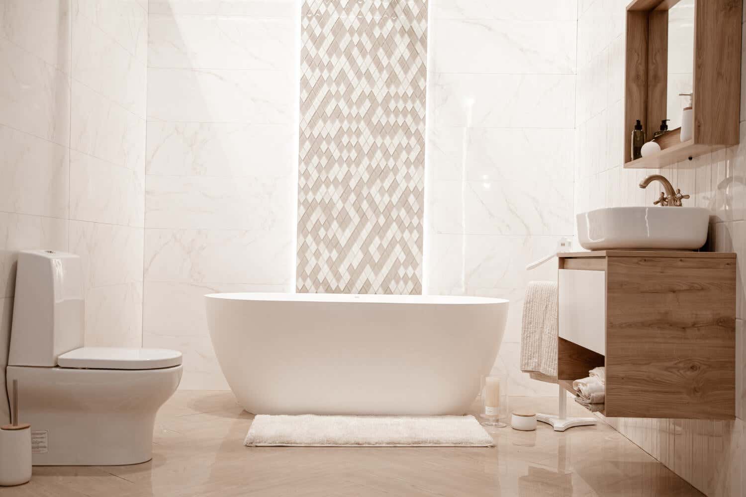 estilos de baños modernos minimalismo