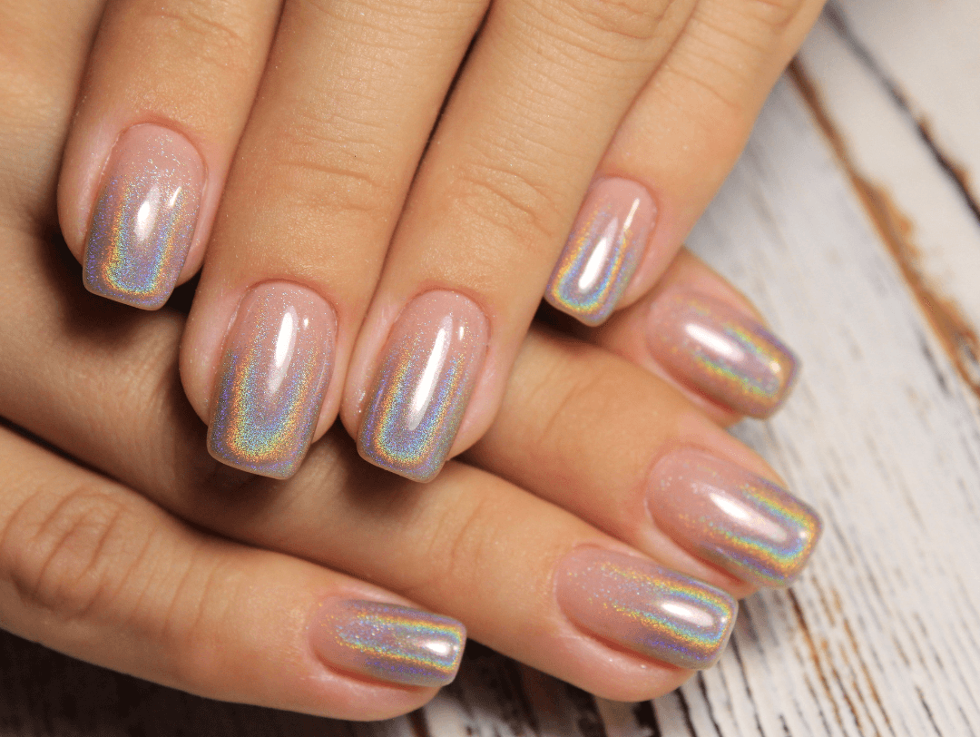 Negle med glimmer: æstetiske negledesigns