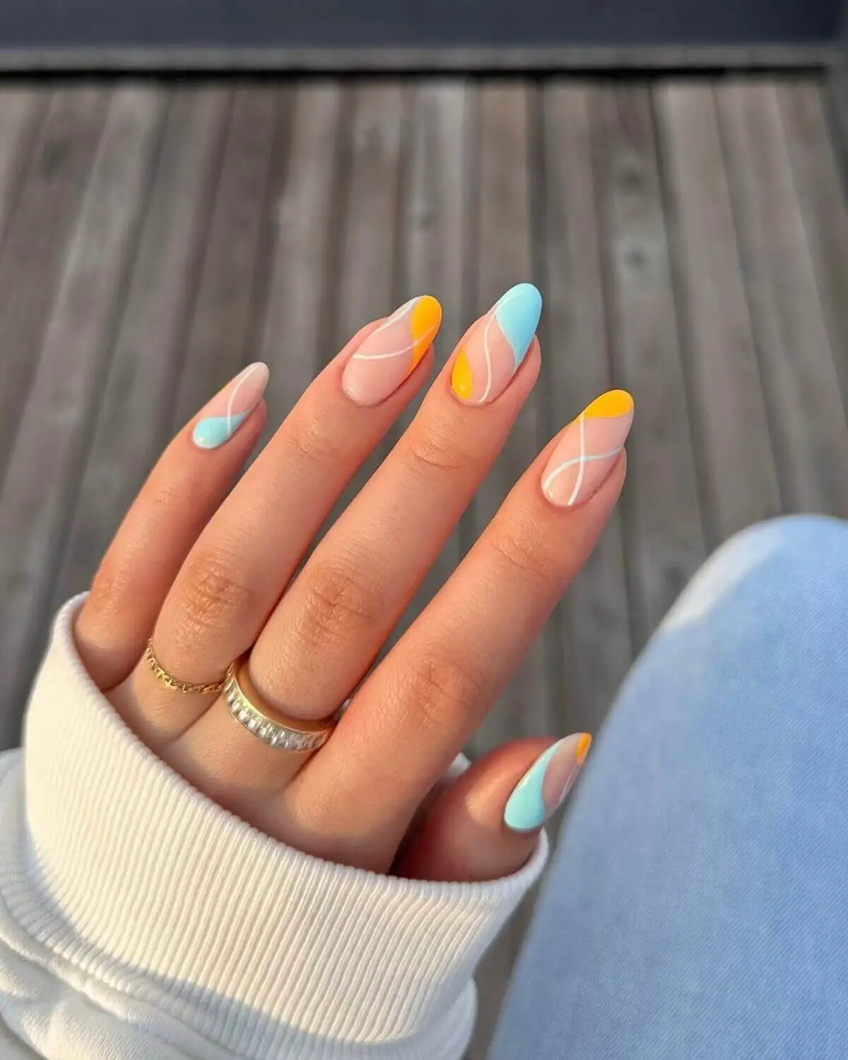 Diseños de uñas aesthetic virgin.