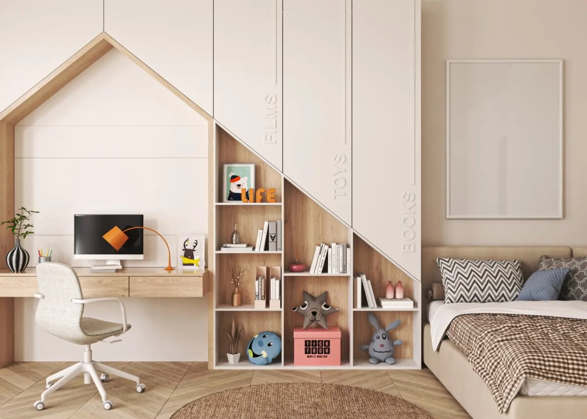 Móveis modulares se encaixam muito bem em espaços pequenos.