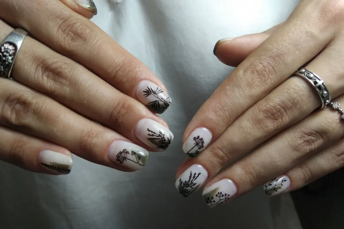 Estilo floral nude.