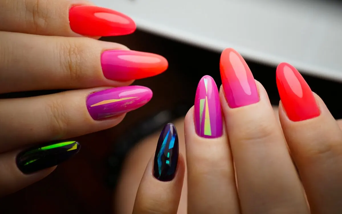 Ombré multicolor