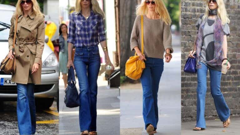 6 increíbles formas de combinar «jeans bootcut»