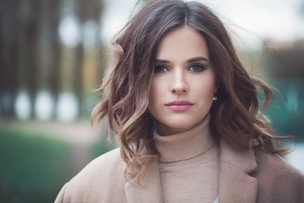 Corte de pelo bob largo para el otoño