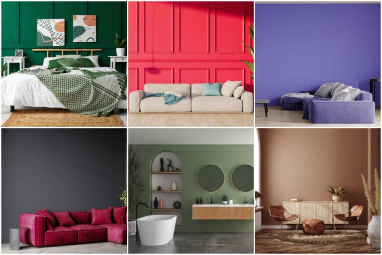 40 colores para pintar y revivir las paredes de tu casa