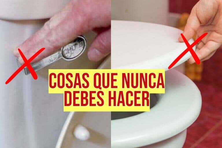 Las 7 cosas que nunca debes hacer en un baño público