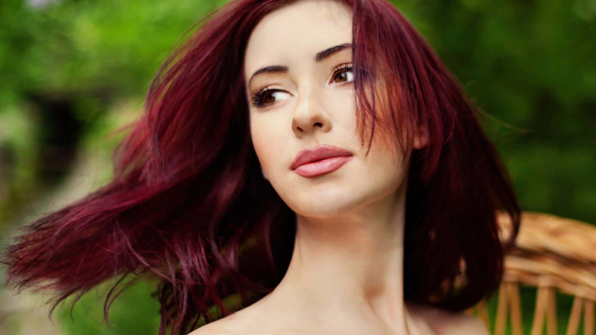 Color de cabello rojo para pieles neutras