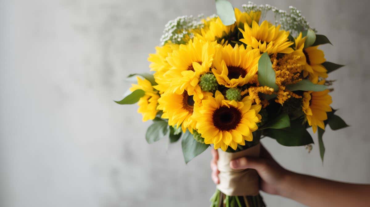 Girasol, una de las mejores flores para pedir perdón
