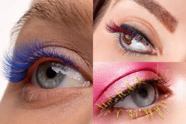 Pestañas de colores: la audaz tendencia que debes probar