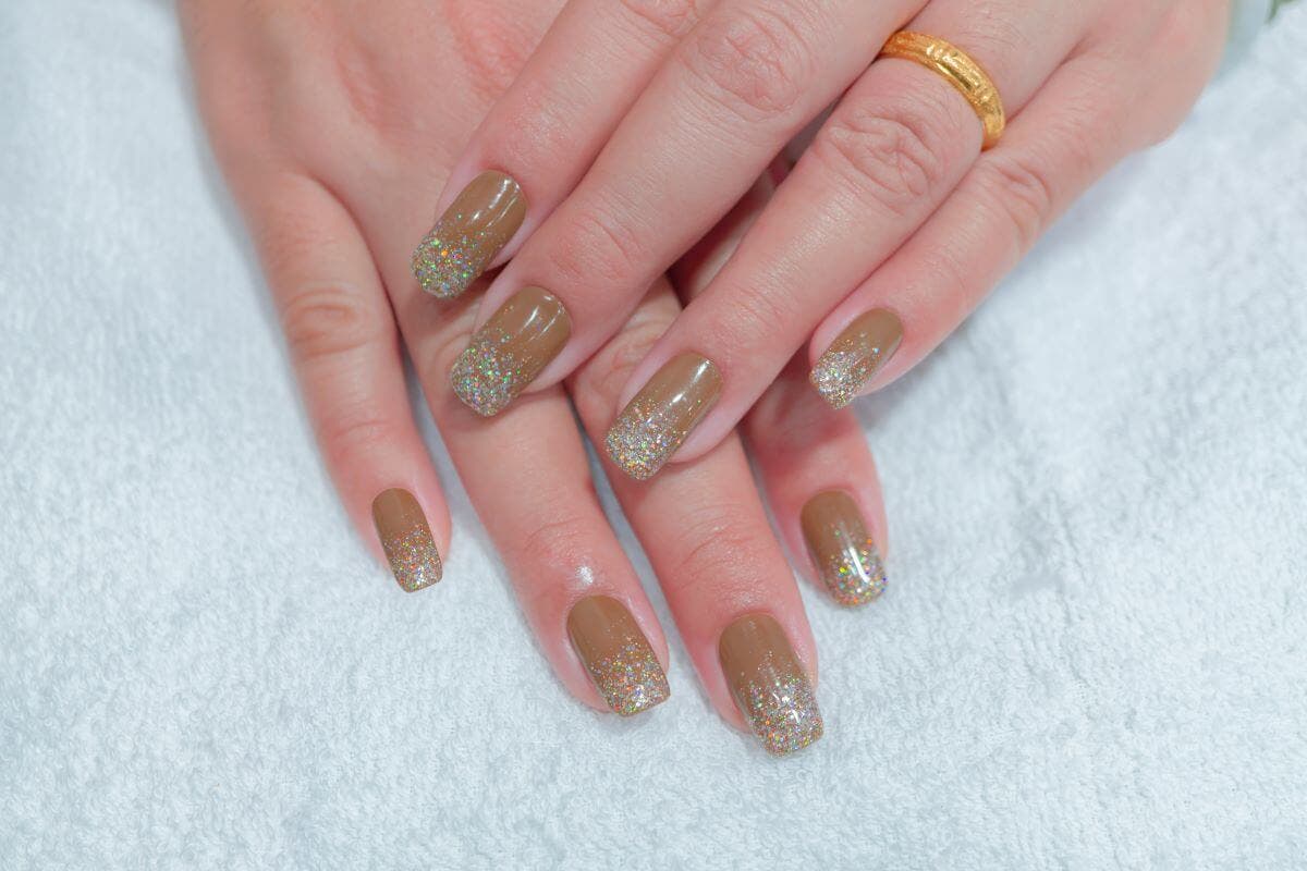 Francés con glitter