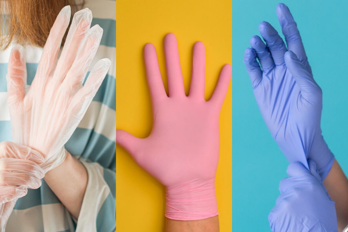 Diferencias entre guantes de látex, de vinilo y de nitrilo - Disnòrdic