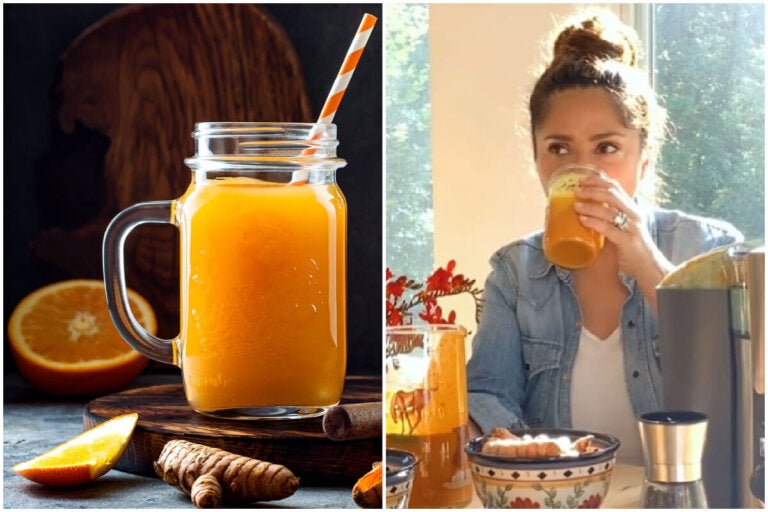 Este es el jugo «detox» con el que Salma Hayek mantiene su figura - Mejor con Salud