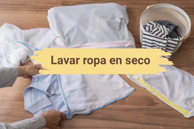 Cómo lavar en seco tu propia ropa en casa