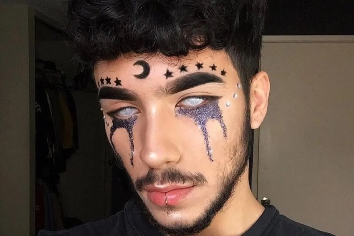 Maquillaje de brujo.