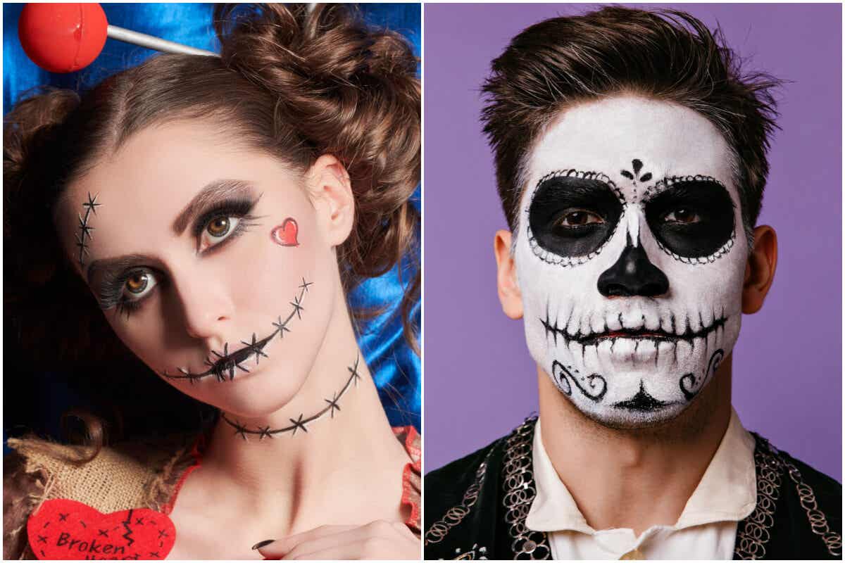 25 ideas fáciles de maquillaje para Halloween