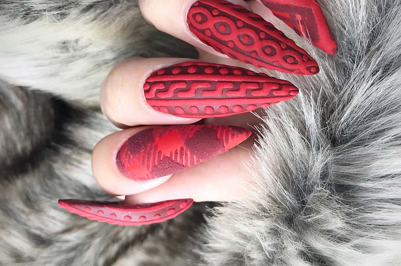 Ongles rouges