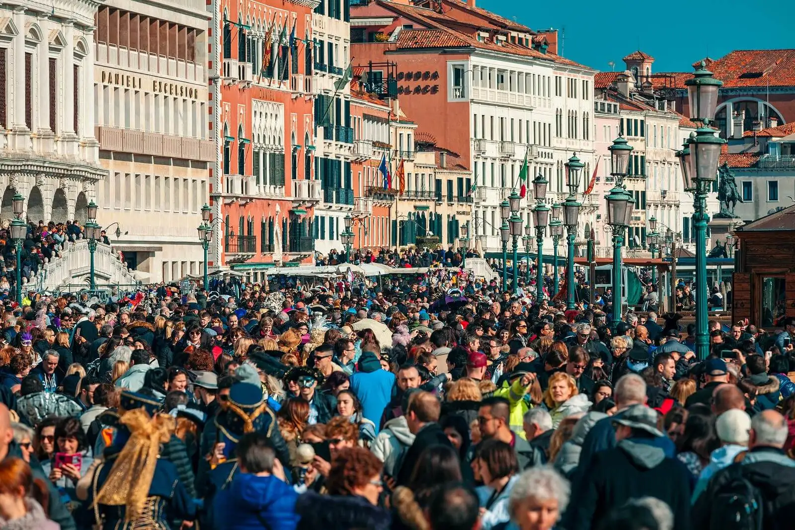 Sobreturismo en Venecia.