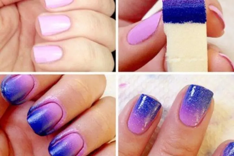 ¡Aprende a hacer la técnica del degradado en tus uñas usando solo una esponja!