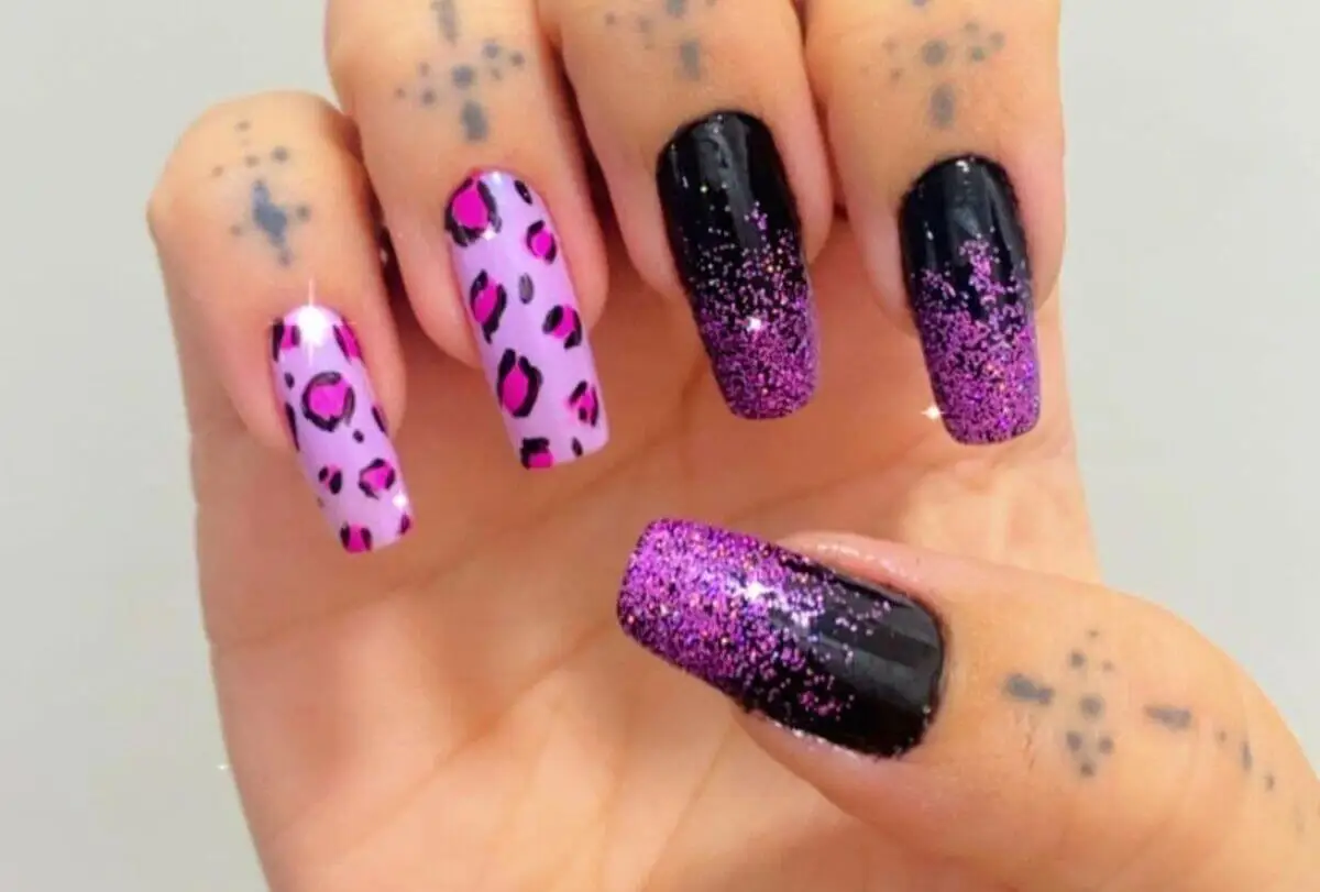 Uñas animal print