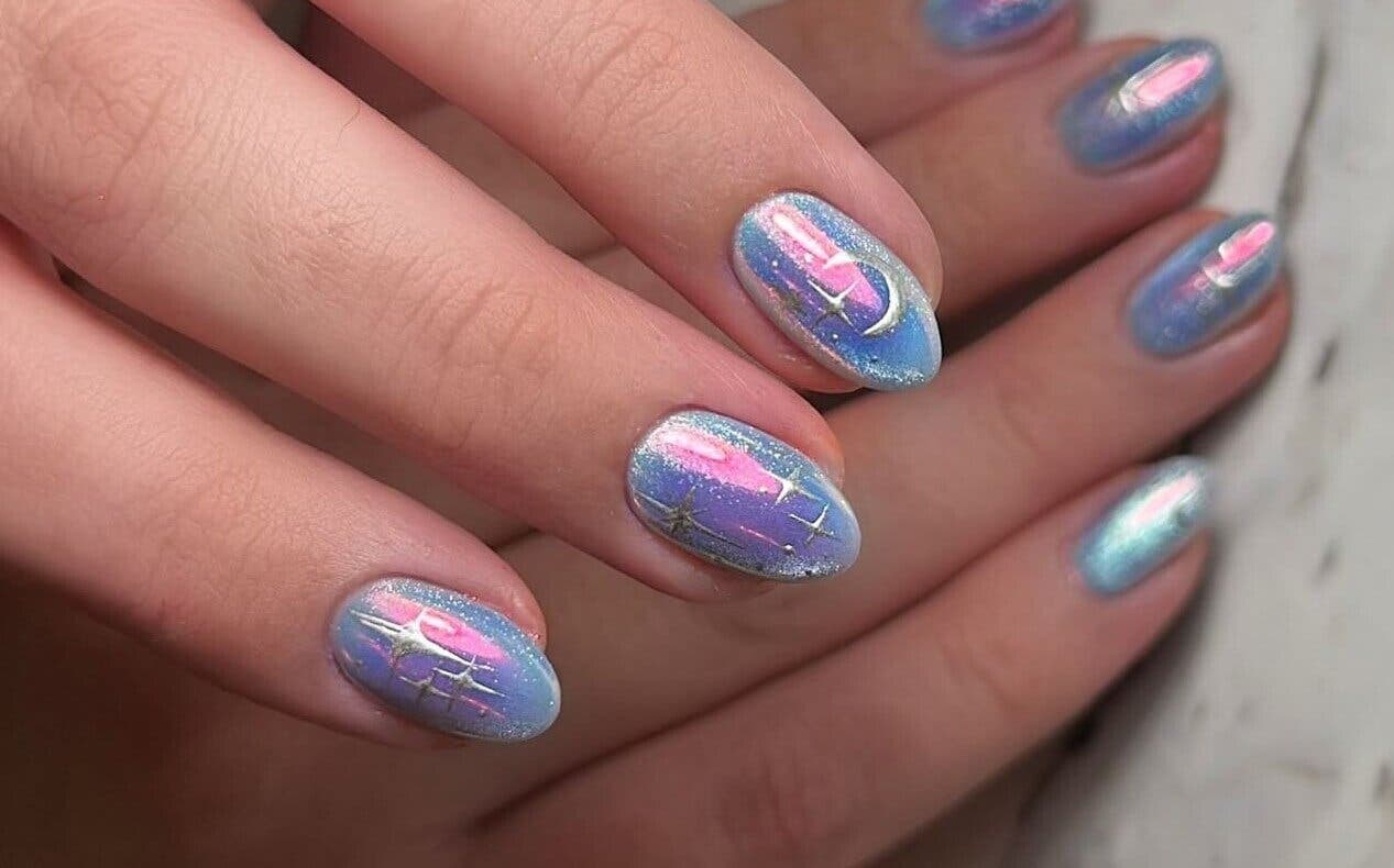 Uñas cromadas