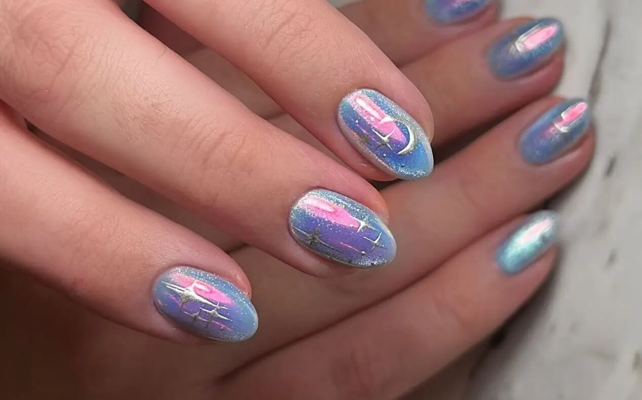 Uñas cromadas