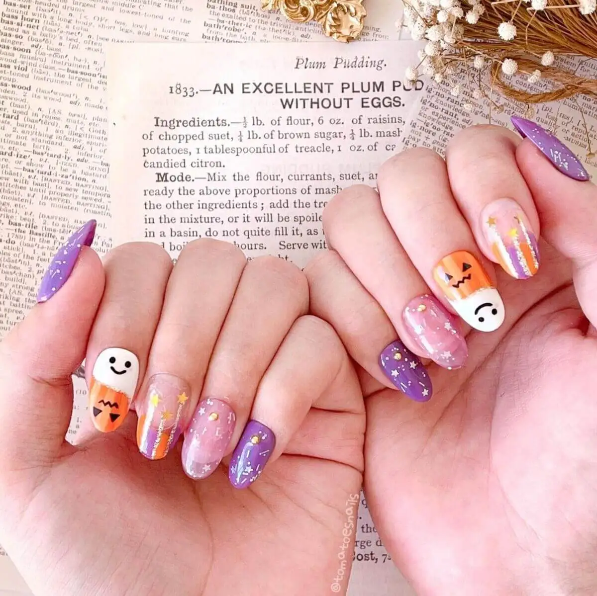 Uñas adorables.