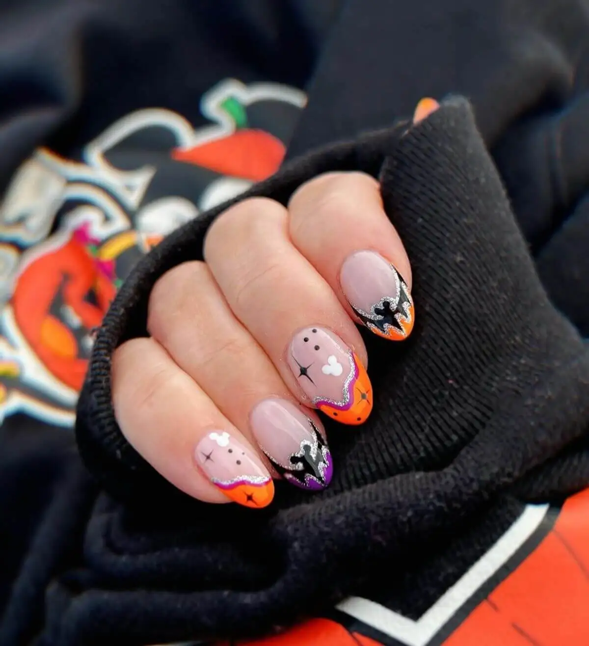 Uñas para Halloween.