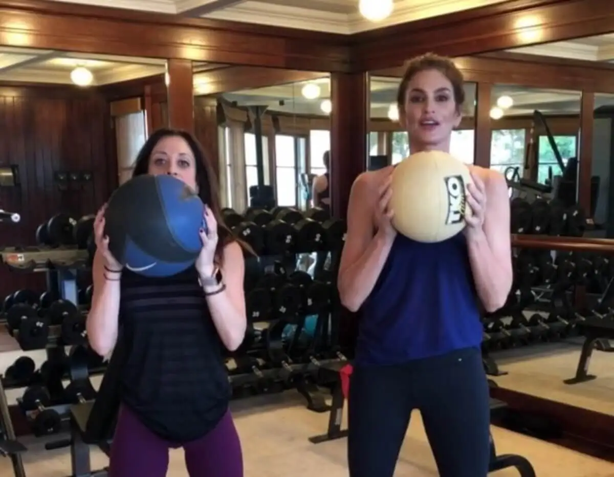 Cindy Crawford i jej trening
