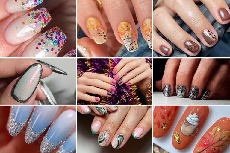 60 modelos de uñas con «glitter» que arrasarán en otoño