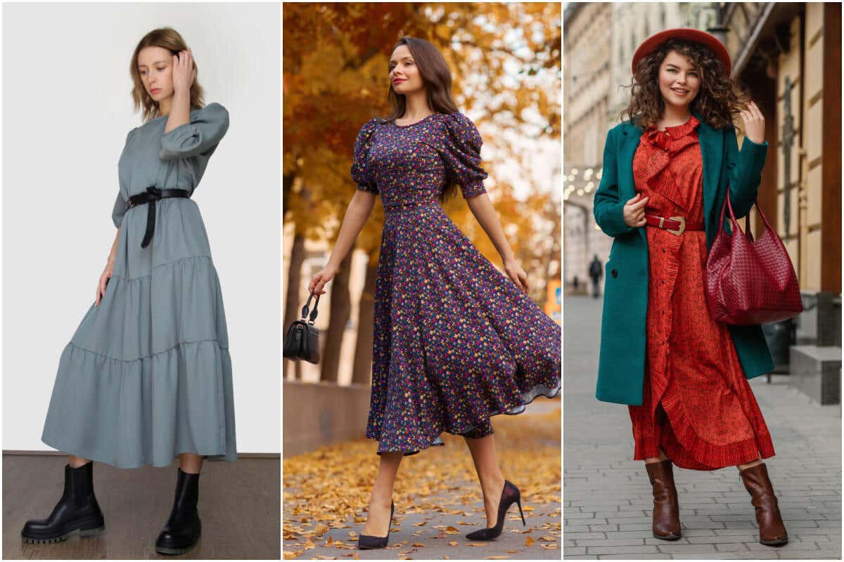 10 combinaciones con vestido midi para arrasar en otoño