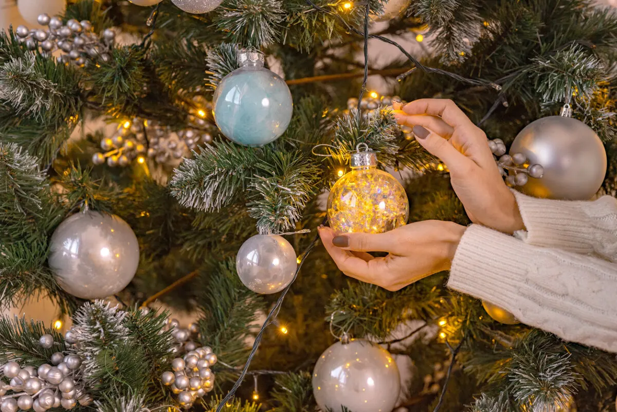 Estilo big balls para árbol de Navidad