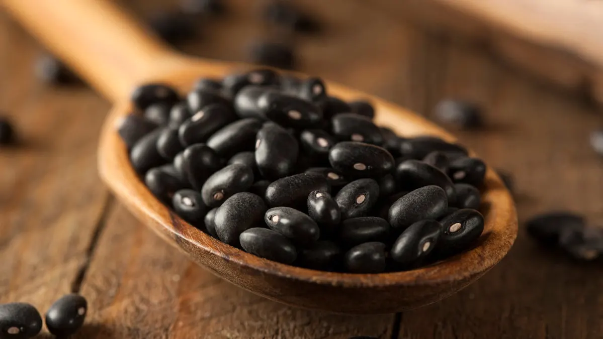 Frijoles negros con tiamina.